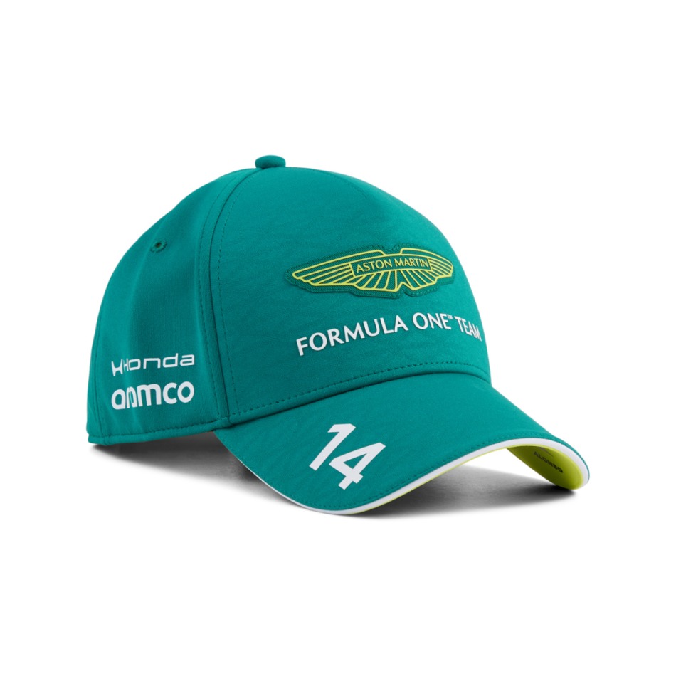 Aston Martin čepice baseballová kšiltovka Fernando Alonso #14 green official Teamline Replica F1 Team 2026 - Aston Martin kšiltovky, čepice, rukavice