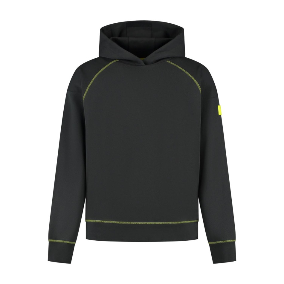 Aston Martin pánská mikina s kapucí Hoody black F1 Team 2025