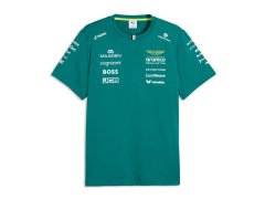 Aston Martin pánské tričko green official Teamline Replica F1 Team 2026