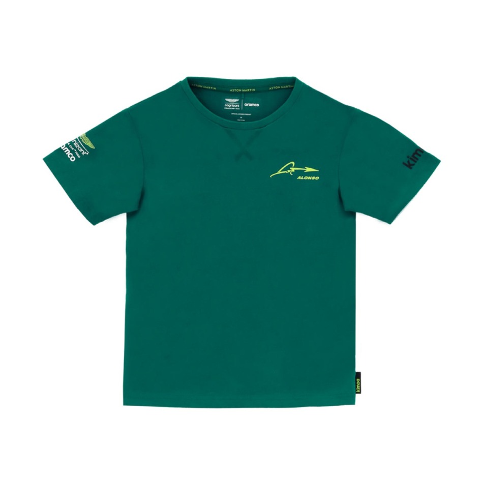 Aston Martin dětské tričko Alonso Kimoa green F1 Team 2025