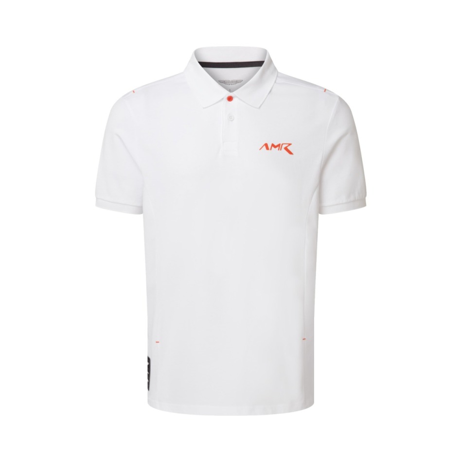 Aston Martin pánské polo tričko AMR Logo white 2026