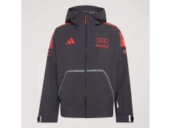 Audi F1 pánská bunda s kapucí Mechanics Rain grey F1 Team 2026