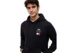 Cadillac F1 Team Cadillac F1 2026 mikina s kapucí Tommy Hilfiger černá 2