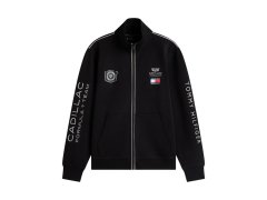 Cadillac F1 Team Cadillac F1 2026 mikina na zip Tommy Hilfiger černá