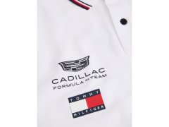Cadillac F1 Team Cadillac F1 2026 pánské týmové polo tričko Tommy Hilfiger - bílé 2