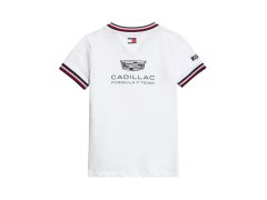 Cadillac F1 Team Cadillac F1 2026 pánské týmové tričko Tommy Hilfiger - bílé 2