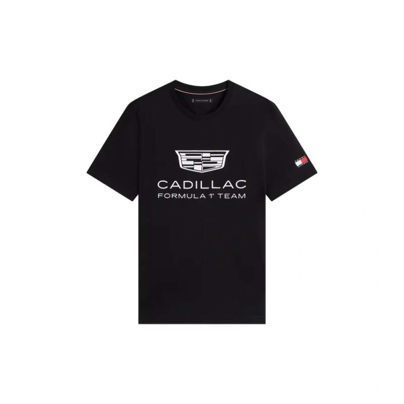 Cadillac F1 pánské tričko Logo black F1 Team 2026 - Cadillac trička, polo trička, košile