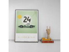 Poster - Ferrari 250 GTO - Green - 24h Le Mans - 1962 - Collectors Edition 5