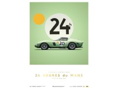 Poster - Ferrari 250 GTO - Green - 24h L