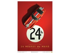 Poster - Ferrari 250 GTO - Red - 24h Le Mans - 1962 - Collectors Edition