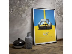Automobilist Posters | Ferrari 250 GTO - Targa Florio - 1964 - Blue | Collector´s Edition 4