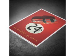 Automobilist Posters | Ferrari 250 GTO - Red - 24h Le Mans - 1962 - Collector´s Edition 5