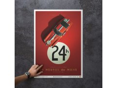 Automobilist Posters | Ferrari 250 GTO - Red - 24h Le Mans - 1962 - Collector´s Edition 7