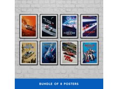 Automobilist Posters | Porsche - Past and Future Collection | 8 Posters | Collector´s Edition