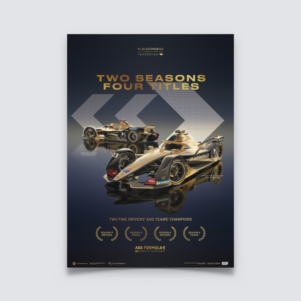 DS TECHEETAH - Formula E Team - 2 Seasons, 4 Titles | Collector’s Edition - Další zboží F1 Collector´s Edition