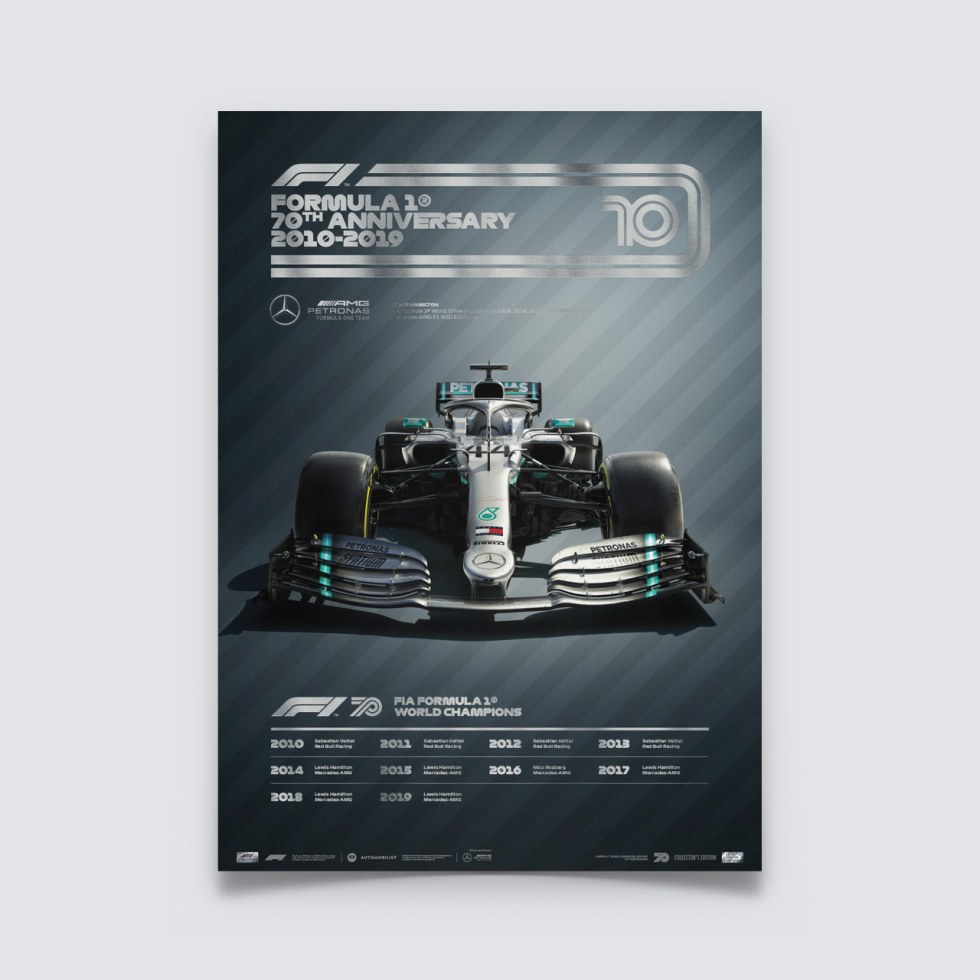 FORMULA 1® DECADES - 2010s Mercedes-AMG Petronas F1 Team | Collectors Edition - Další zboží F1 Collector´s Edition