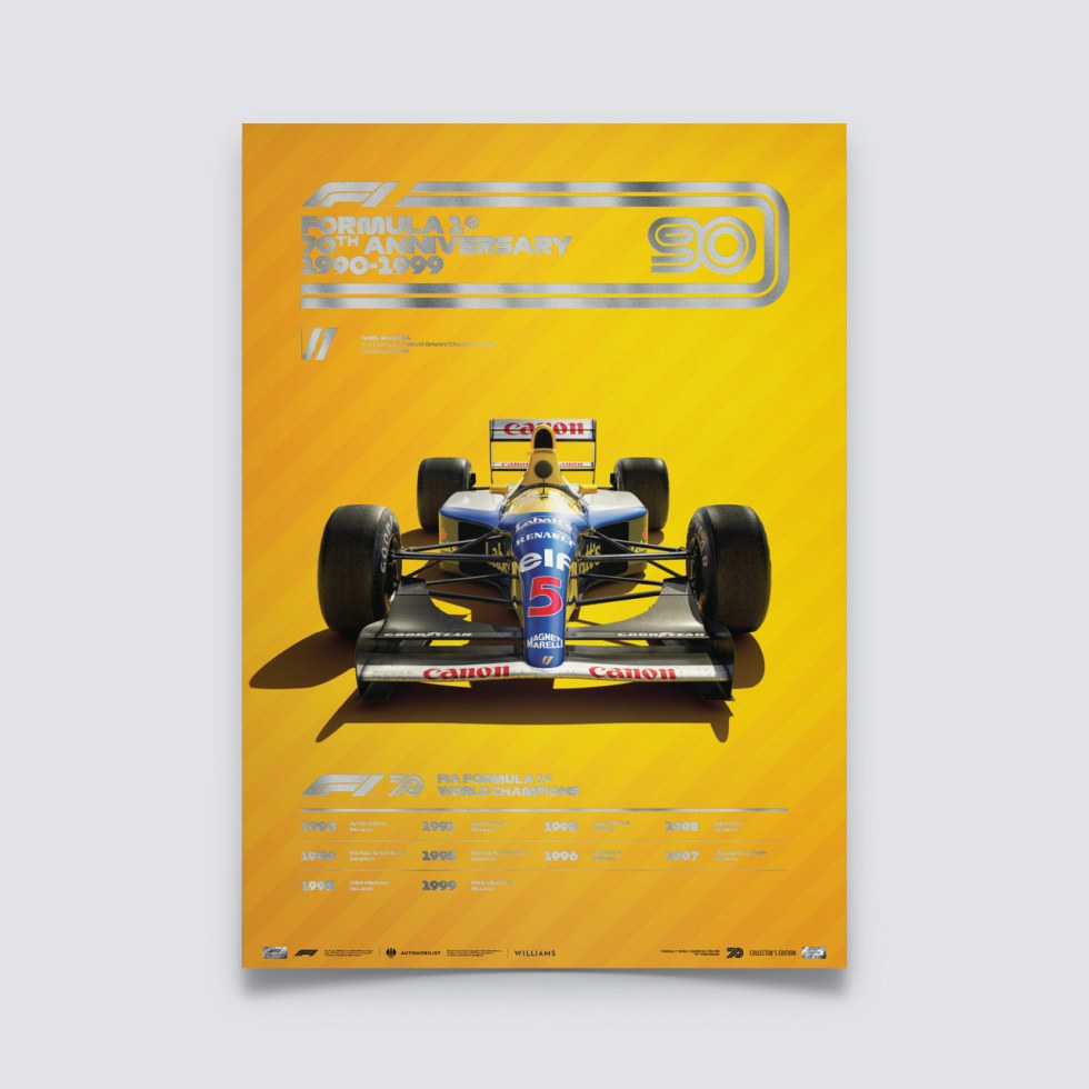 FORMULA 1® DECADES - 90s Williams | Collectors Edition - Další zboží F1 Collector´s Edition