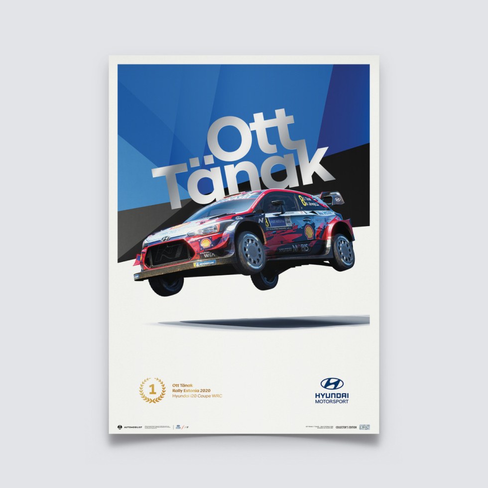 Hyundai Motorsport - Rally Estonia 2020 - Ott Tänak | Collectors Edition - Další zboží F1 Collector´s Edition