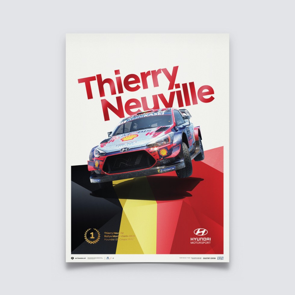 Hyundai Motorsport - Rallye Monte Carlo 2020 - Thierry Neuville | Collectors Edition - Další zboží F1 Collector´s Edition