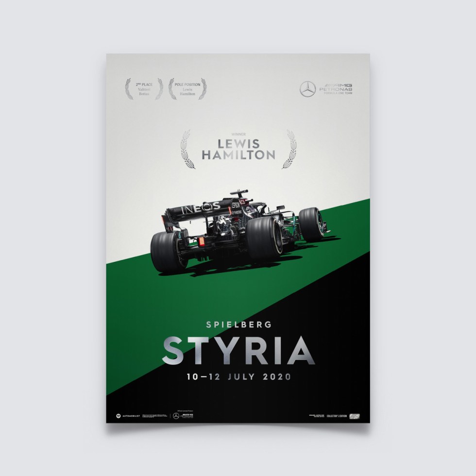 Mercedes-AMG Petronas F1 Team - Styria 2020 - Lewis Hamilton | Collectors Edition - Další zboží F1 Collector´s Edition