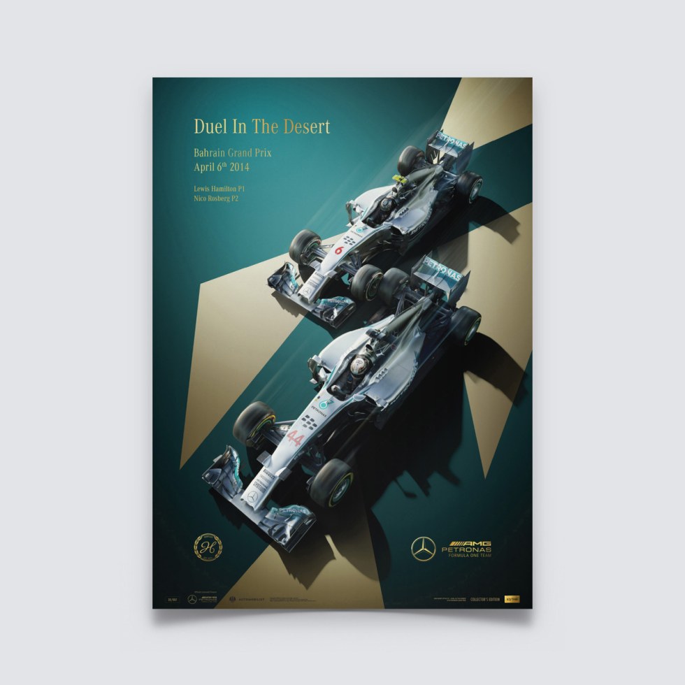 Mercedes-AMG Petronas Motorsport - 2014 - Duel In the Desert | Collectors Edition - Další zboží F1 Collector´s Edition