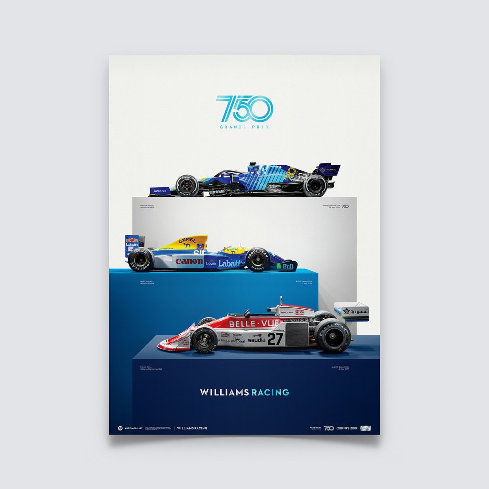 Williams Racing - 750 Grands Prix | Collector’s Edition - Další zboží F1 Collector´s Edition