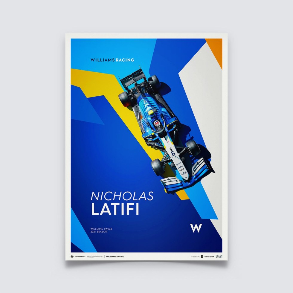 Williams Racing - Nicholas Latifi - 2021 | Limited Edition - Další zboží F1 Collector´s Edition