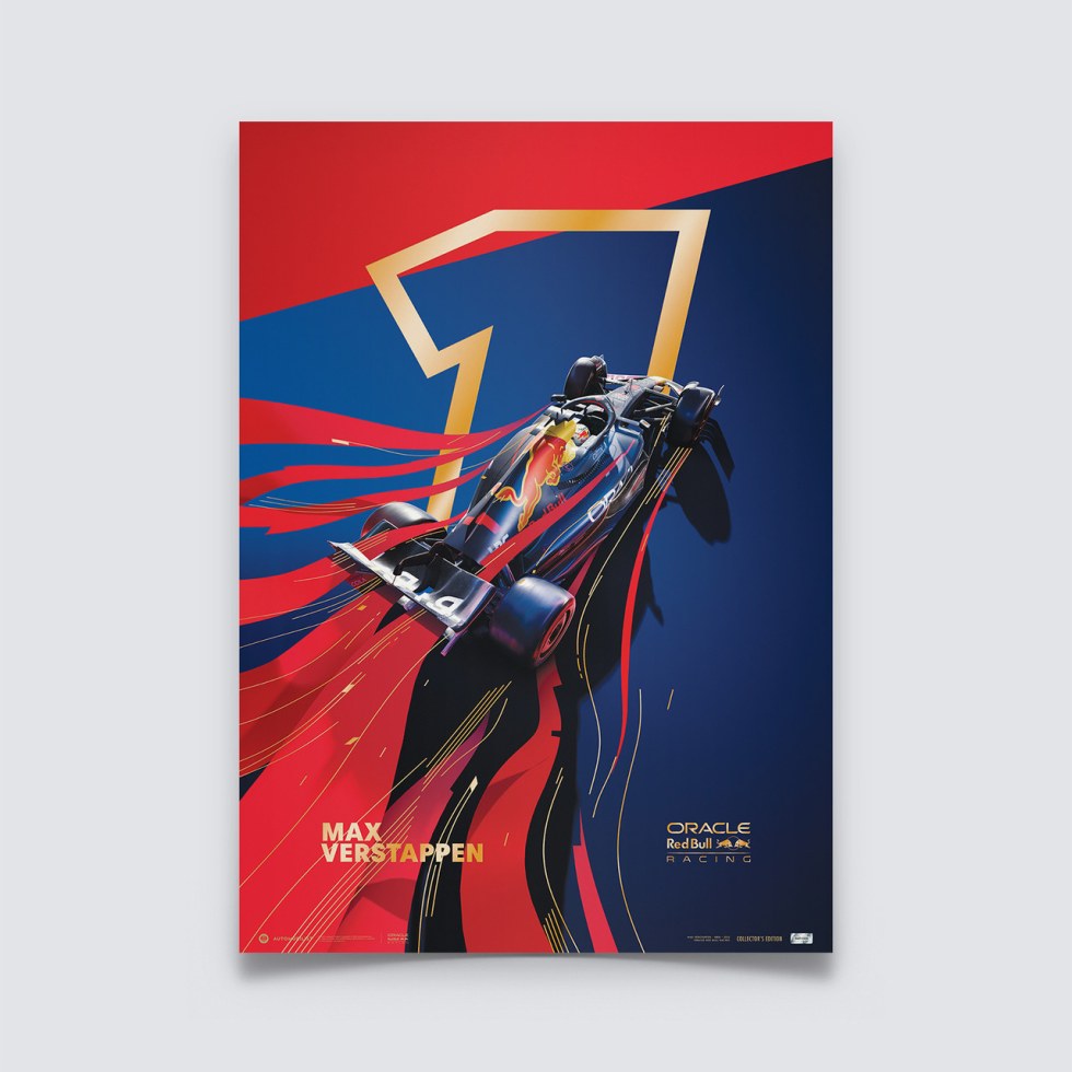 Automobilist Posters | Oracle Red Bull Racing - Max Verstappen - 2022 | Collector´s Edition - Další zboží F1 Collector´s Edition