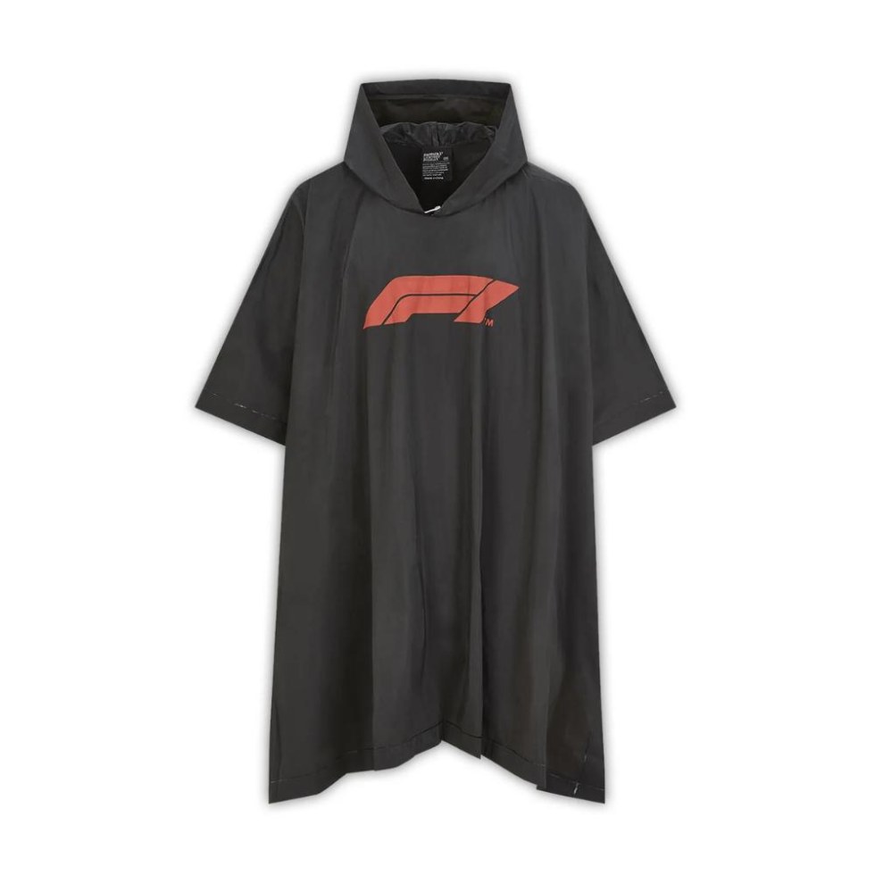 Formula 1 F1 pončo do deště černé - Další zboží F1 Formula One Merchandise