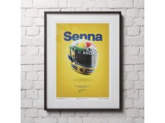 Poster - McLaren MP4/4 - Ayrton Senna - Helmet - San Marino GP - 1988 - Poster 2