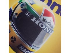 Poster - McLaren MP4/4 - Ayrton Senna - Helmet - San Marino GP - 1988 - Poster 4