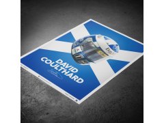Automobilist Posters | David Coulthard - Helmet - 2000 | Unlimited Edition 3