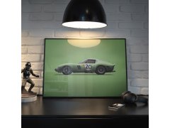 Automobilist Posters | Ferrari 250 GTO - Colours of Speed - 24 Hours of Le Mans - 1962 - Green | Unlimited Edition 6
