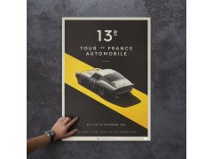 Automobilist Posters | Ferrari 250 GTO - Tour de France - 1964 - Silver | Limited Edition 5