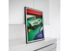 Automobilist Posters | Ferrari 412P - Kyalami 9 Hour - 1967 - Green | Limited Edition 7