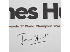 Automobilist Posters | James Hunt - Helmet - 1976 | Unlimited Edition 7