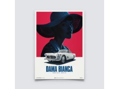 Maserati 3500 GT - White - Dama Bianca - 1957 - Poster