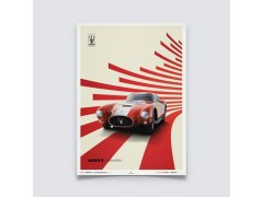 Automobilist Posters | Maserati A6GCS Berlinetta - 1954 - Red | Limited Edition