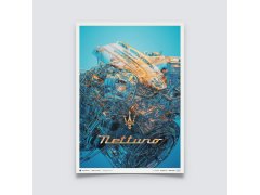 Automobilist Posters | Maserati Nettuno - Engine - Live Audacious | Limited Edition