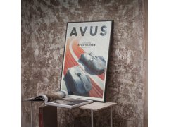 Automobilist Posters | Mercedes-Benz & Auto Union - Avus - 1937 - Silver | Unlimited Edition 6