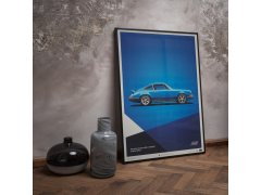 Automobilist Posters | Porsche 911 RS - 1973 - Blue, Limited Edition of 911, 50 x 70 cm 7
