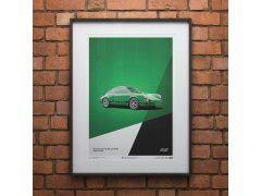 Automobilist Posters | Porsche 911 RS - 1973 - Green, Limited Edition of 911, 50 x 70 cm 2