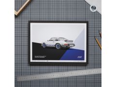 Automobilist Posters | Porsche 911 RS - 1973 - White, Limited Edition of 911, 50 x 70 cm 9