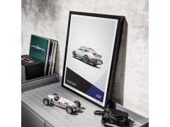 Automobilist Posters | Porsche 911 RS - 1973 - White, Limited Edition of 911, 50 x 70 cm 10