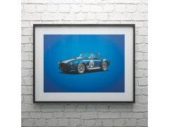 Automobilist Posters | Shelby-Ford AC Cobra Mk III - Colours of Speed - 1965 - Blue | Unlimited Edition 2