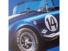 Automobilist Posters | Shelby-Ford AC Cobra Mk III - Colours of Speed - 1965 - Blue | Unlimited Edition 4