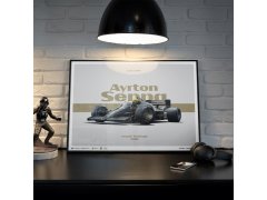Automobilist Posters | Lotus 97T - Ayrton Senna - Tribute - Estoril - 1985 - Horizontal | Limited Edition 2