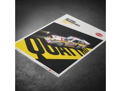 Automobilist Posters | Audi Quattro S1 - Walter Röhrl & Christian Geistdörfer - Shadow - San Remo - 1985 | Limited Edition 2