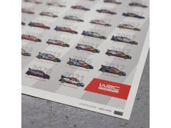Automobilist Posters | WRC Manufacturers’ Champions - 49th Anniversary - 1973-2021 | Limited Edition 2