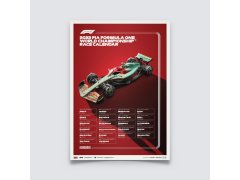 Automobilist Posters | 2022 FIA Formula 1® World Championship Race Calendar | Limited Edition